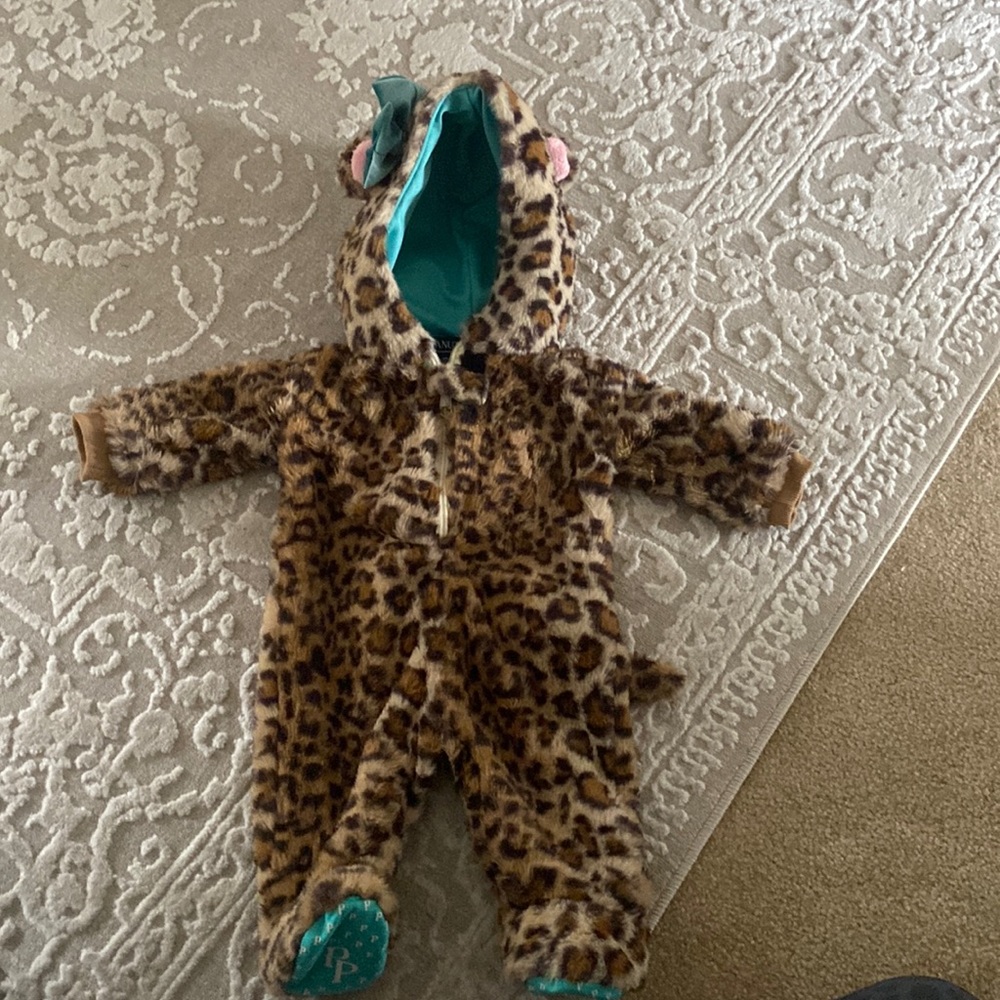 Posh Peanut Leopard Halloween Costume 0-3 Months